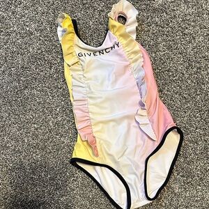 Givenchy girl swimsuit. Size 4, kept in good condition.